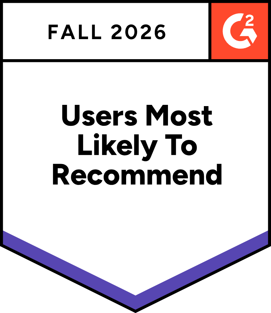 Users most likely to recommend for Fall 2026